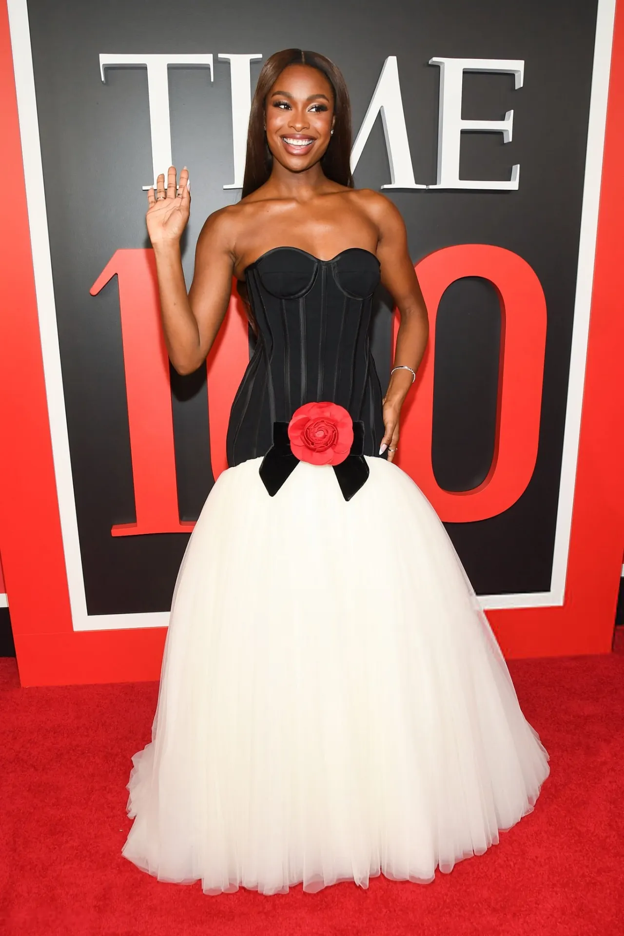 Coco Jones on the red carpet at TIME100 Gala, April 2026